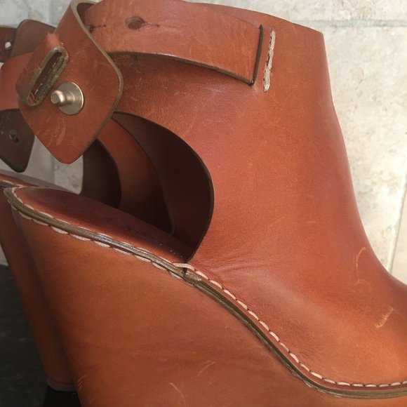 Chloé  |  tuscan calf wedge - Picture 4 of 8